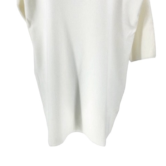 Pomander Place NEW Winter White Vivianne Turtleneck Sweater Mini Dress Size M - Picture 7 of 12